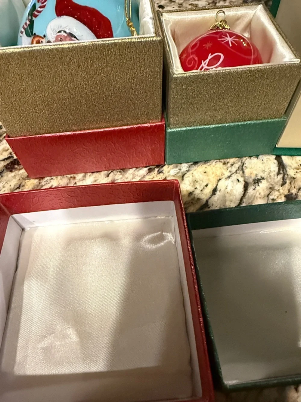 Pier 1 Hand-Painted Holiday Ornaments All four for one price